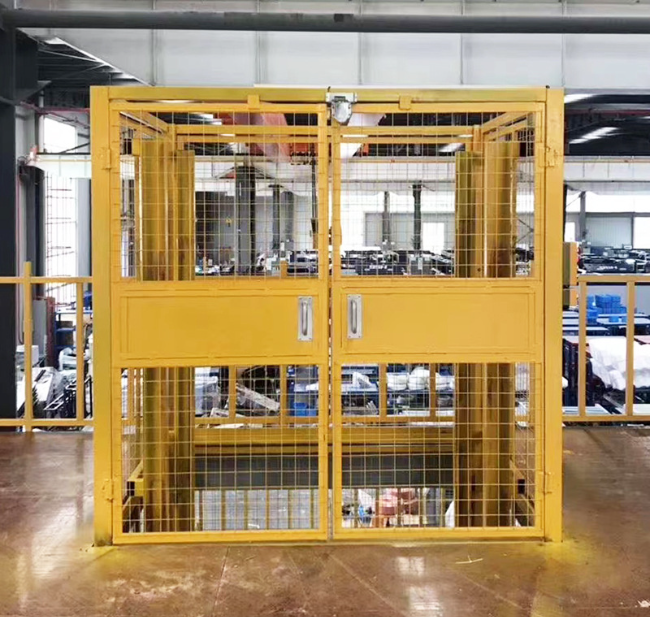 中山智能导轨式升降机亮相